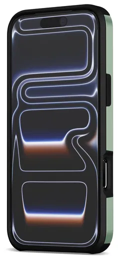 Apple iPhone 17 Pro Max Hoesje met Slider Kaarthouder Back Cover Groen afbeelding 13