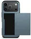 Apple iPhone 17 Pro Max Hoesje met Slider Kaarthouder Back Cover Blauw afbeelding 9
