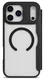 Apple iPhone 17 Pro Max Hoesje met MagSafe Book Case Transparant Zwart afbeelding 6