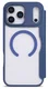 Apple iPhone 17 Pro Max Hoesje met MagSafe Book Case Transparant Blauw afbeelding 6
