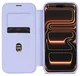 Apple iPhone 17 Pro Max Hoesje met MagSafe Book Case Transparant Paars