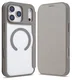 Apple iPhone 17 Pro Max Hoesje met MagSafe Book Case Transparant Beige afbeelding 2