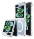 Samsung Galaxy Z Flip 7 Hoesje MagSafe Dun TPU Back Cover Transparant afbeelding 1