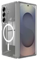 Samsung Galaxy Z Fold 7 Hoesje MagSafe Dun TPU Back Cover Transparant afbeelding