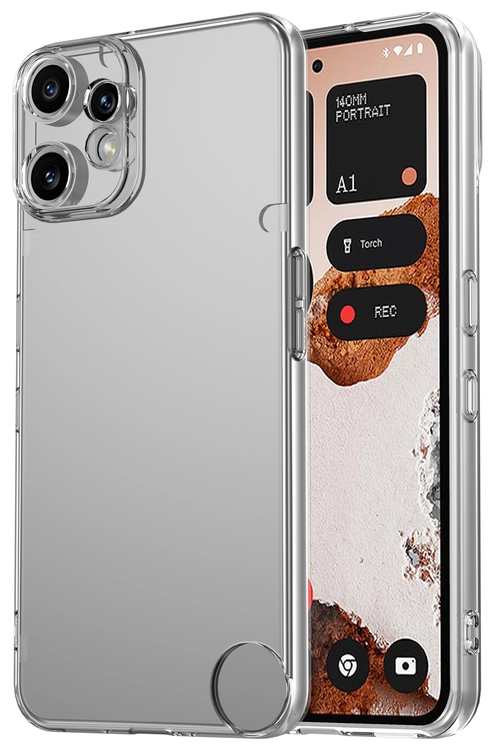Nothing CMF Phone 2 Pro Hoesje Dun TPU Back Cover Transparant afbeelding 1