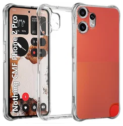 Nothing CMF Phone 2 Pro Hoesje Schokbestendig en Dun TPU Back Cover Transparant afbeelding