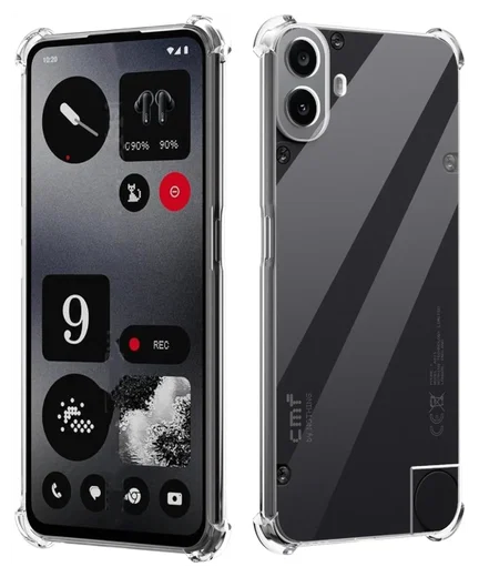Nothing CMF Phone 2 Pro Hoesje Schokbestendig en Dun TPU Back Cover Transparant afbeelding 5