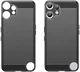 Nothing CMF Phone 2 Pro Hoesje Geborsteld TPU Flexibele Back Cover Zwart afbeelding 2