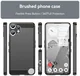 Nothing CMF Phone 2 Pro Hoesje Geborsteld TPU Flexibele Back Cover Zwart afbeelding 8