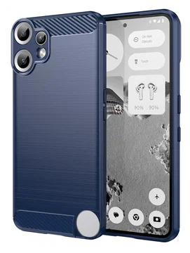 Nothing CMF Phone 2 Pro Hoesje Geborsteld TPU Flexibele Back Cover Blauw