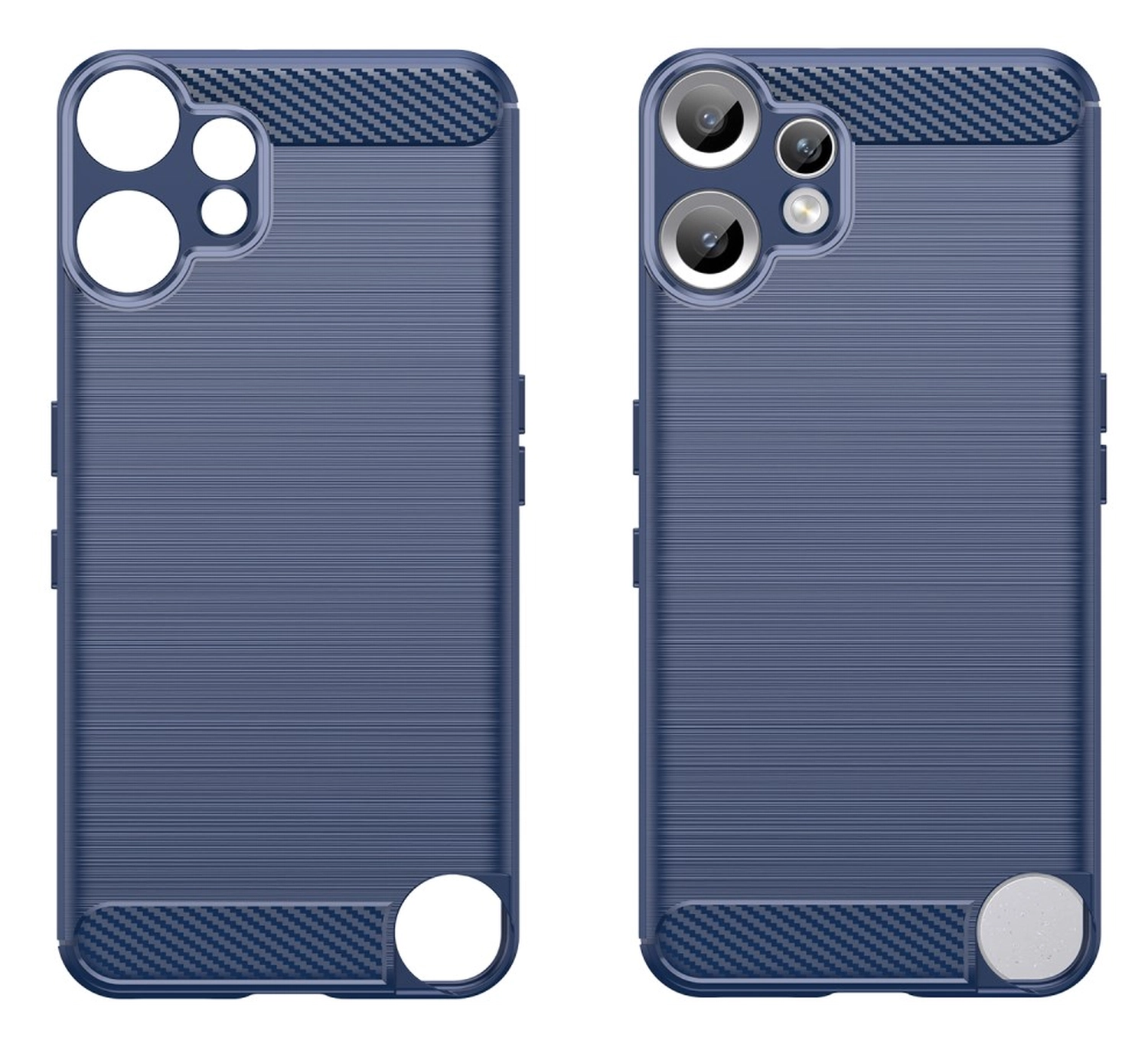 Nothing CMF Phone 2 Pro Hoesje Geborsteld TPU Flexibele Back Cover Blauw afbeelding 2
