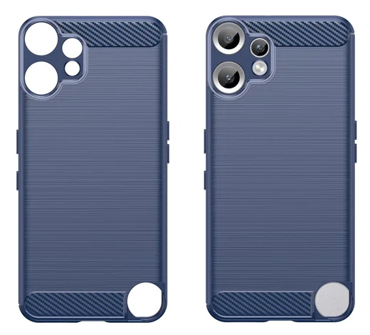 Nothing CMF Phone 2 Pro Hoesje Geborsteld TPU Flexibele Back Cover Blauw afbeelding 2