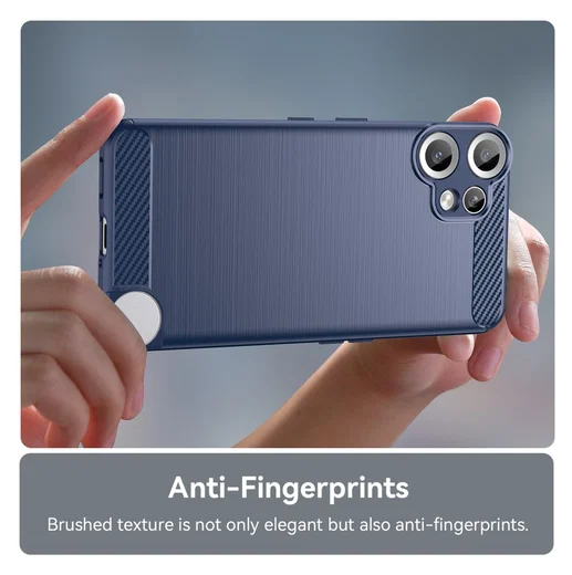 Nothing CMF Phone 2 Pro Hoesje Geborsteld TPU Flexibele Back Cover Blauw afbeelding 6