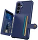 Samsung Galaxy A26 Hoesje 3-in-1 Pasjes Portemonnee Back Cover Blauw afbeelding 2