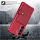 Samsung Galaxy A26 Hoesje 3-in-1 Pasjes Portemonnee Back Cover Rood afbeelding 8