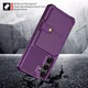 Samsung Galaxy A26 TPU Back Cover met Kunstleren Wallet Paars afbeelding 3
