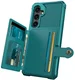 Samsung Galaxy A26 Hoesje 3-in-1 Pasjes Portemonnee Back Cover Groen afbeelding 3