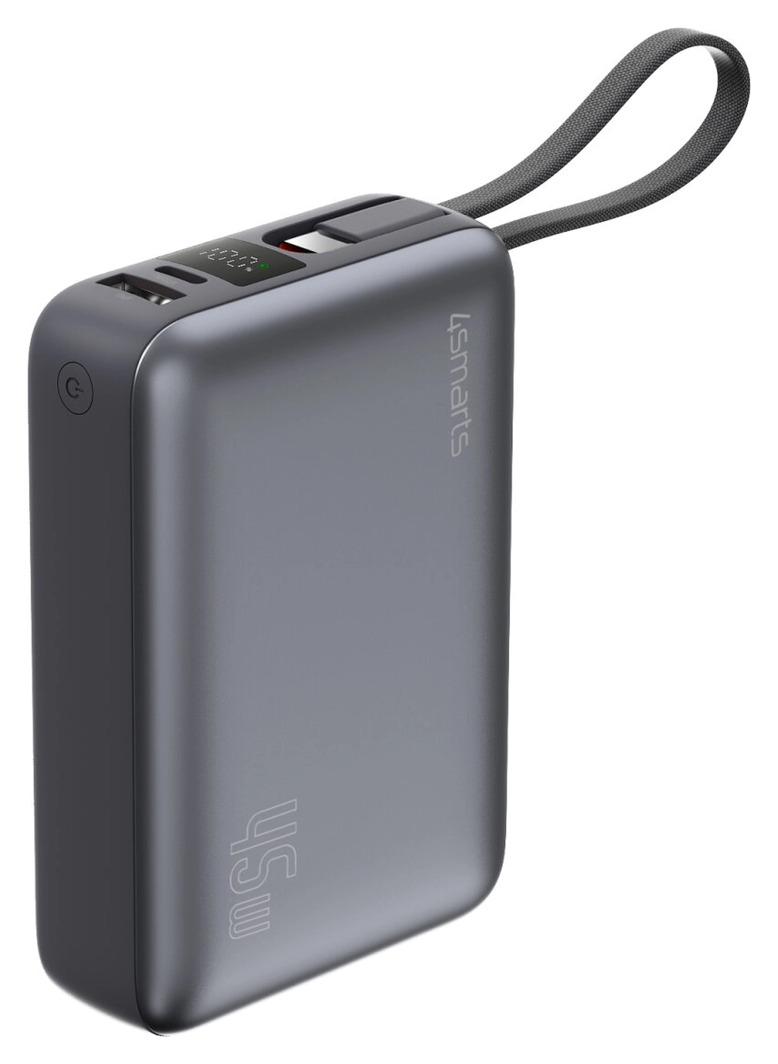 4smarts Enterprise Compact 20.000mAh Powerbank 45W Ingebouwde USB-C Kabel afbeelding 1