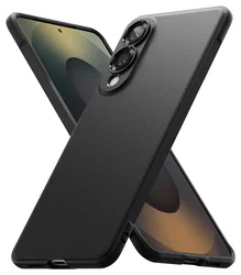 Ringke Onyx Samsung Galaxy S25 Edge Hoesje Flexibel TPU Back Cover Zwart afbeelding