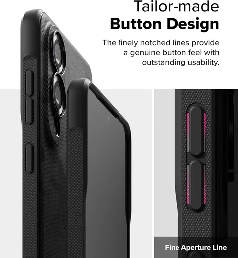 Ringke Onyx Samsung Galaxy S25 Edge Hoesje Flexibel TPU Back Cover Camo Zwart afbeelding 9