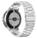 Google Pixel Watch 3 45MM Bandje - Roestvrij Staal - met Schakels - Zilver