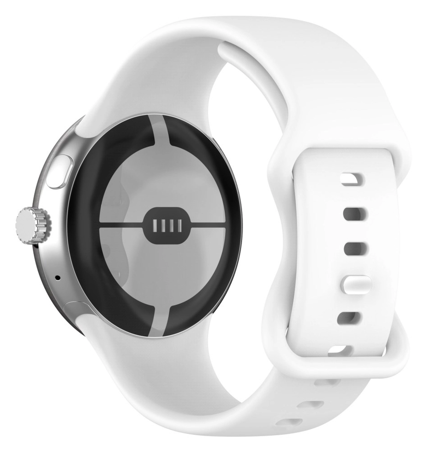 Google Pixel Watch 3 45MM Bandje - Siliconen met Gespsluiting - Wit afbeelding 1