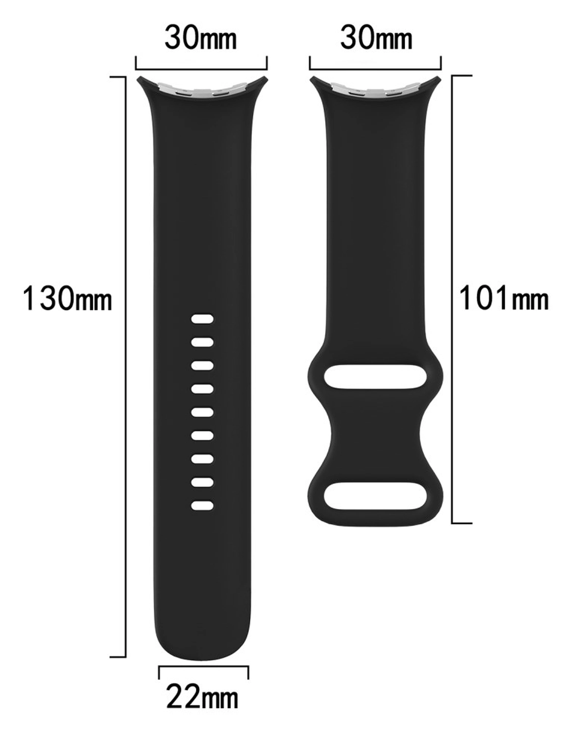 Google Pixel Watch 3 45MM Bandje - Siliconen met Gespsluiting - Wit afbeelding 5