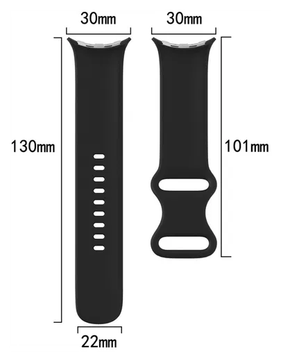 Google Pixel Watch 3 45MM Bandje - Siliconen met Gespsluiting - Wit afbeelding 5