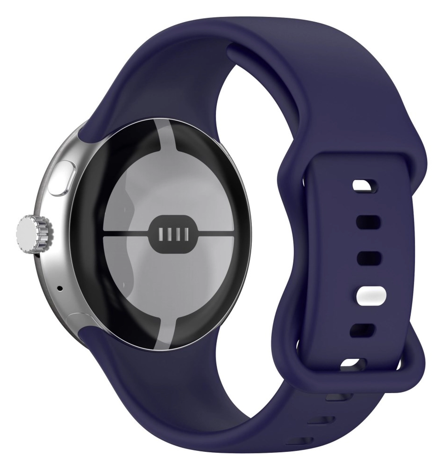 Google Pixel Watch 3 45MM Bandje - Siliconen met Gespsluiting - Blauw afbeelding 1
