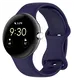 Google Pixel Watch 3 45MM Bandje - Siliconen met Gespsluiting - Blauw afbeelding 4