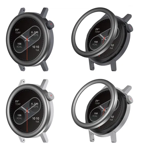 Nothing CMF Watch Pro 2 Hoesje - Bumper Case - Metaal - Grijs afbeelding 6