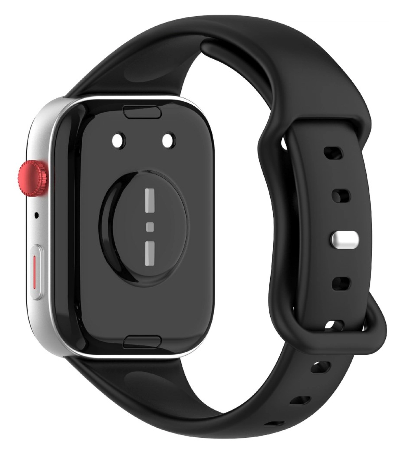 Huawei Watch Fit 4 Bandje - Siliconen Gesp Sluiting - Zwart afbeelding 1