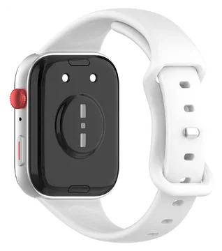 Huawei Watch Fit 4 Bandje - Siliconen Gesp Sluiting - Wit