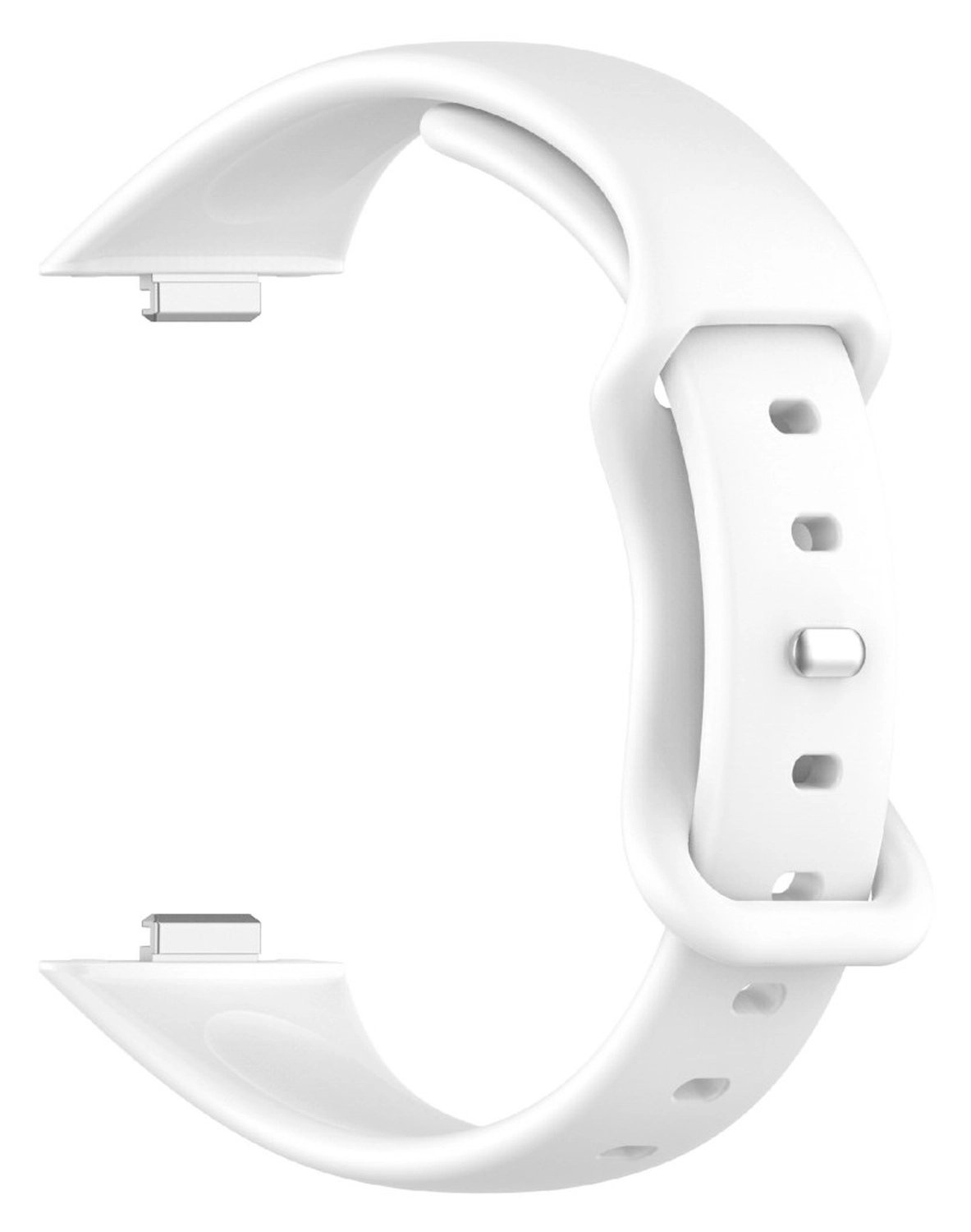 Huawei Watch Fit 4 Bandje - Siliconen Gesp Sluiting - Wit afbeelding 3