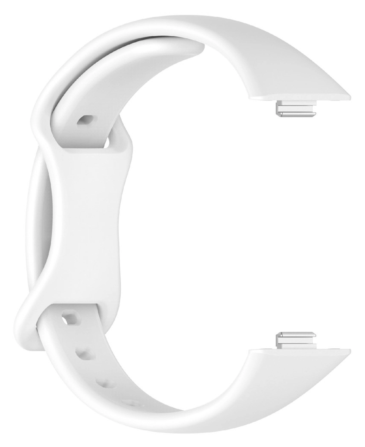 Huawei Watch Fit 4 Bandje - Siliconen Gesp Sluiting - Wit afbeelding 4