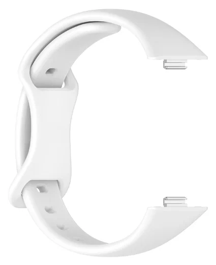 Huawei Watch Fit 4 Bandje - Siliconen Gesp Sluiting - Wit afbeelding 4