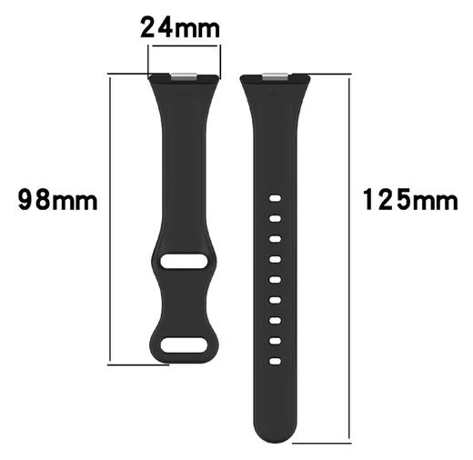 Huawei Watch Fit 4 Bandje - Siliconen Gesp Sluiting - Wit afbeelding 6