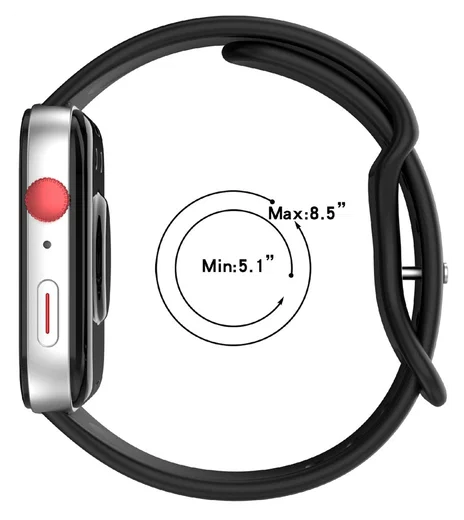 Huawei Watch Fit 4 Bandje - Siliconen Gesp Sluiting - Wit afbeelding 7