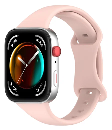 Huawei Watch Fit 4 Bandje - Siliconen Gesp Sluiting - Roze afbeelding 2
