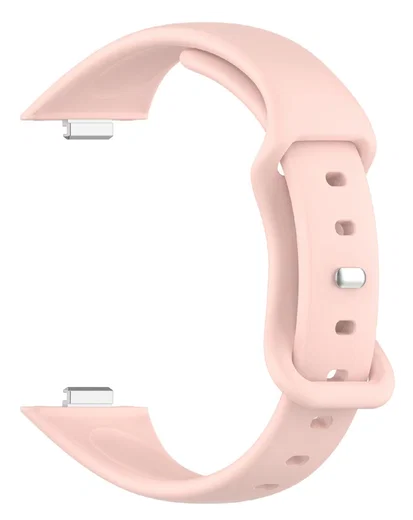 Huawei Watch Fit 4 Bandje - Siliconen Gesp Sluiting - Roze afbeelding 3