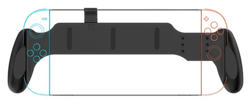 Nintendo Switch 2 Grip Standaard voor Ergonomisch Gamen Zwart afbeelding 1