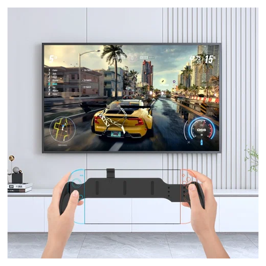 Nintendo Switch 2 Grip Standaard voor Ergonomisch Gamen Zwart afbeelding 3