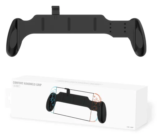Nintendo Switch 2 Grip Standaard voor Ergonomisch Gamen Zwart afbeelding 5