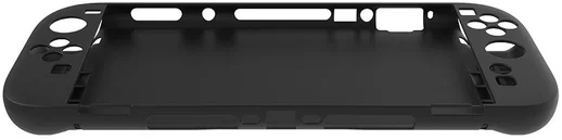 Nintendo Switch 2 Hoesje Siliconen Back Cover Case Zwart afbeelding 3