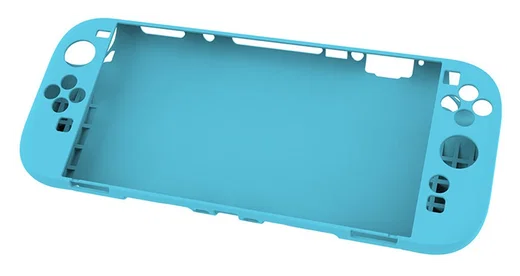 Nintendo Switch 2 Hoesje Siliconen Back Cover Case Blauw afbeelding 1