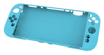 Nintendo Switch 2 Hoesje Siliconen Back Cover Case Blauw