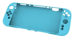 Nintendo Switch 2 Hoesje Siliconen Back Cover Case Blauw afbeelding