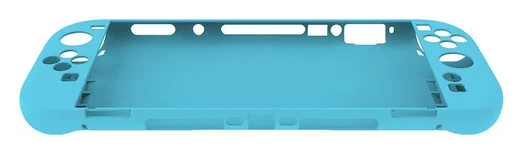 Nintendo Switch 2 Hoesje Siliconen Back Cover Case Blauw afbeelding 4