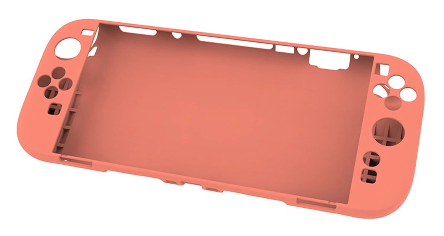 Nintendo Switch 2 Hoesje Siliconen Back Cover Case Oranje afbeelding 1