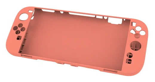 Nintendo Switch 2 Hoesje Siliconen Back Cover Case Oranje afbeelding 1